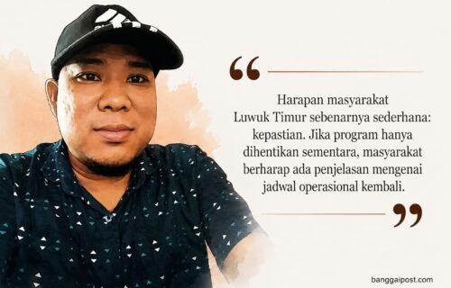 Bagaimana Nasib MBG di Luwuk Timur? Dihentikan Permanen atau Dilanjutkan? Masyarakat Menanti Kepastian