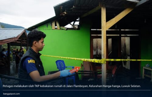 Inafis Selidiki Kebakaran Rumah di Hanga-hanga, Korsleting Listrik Diduga Jadi Pemicu
