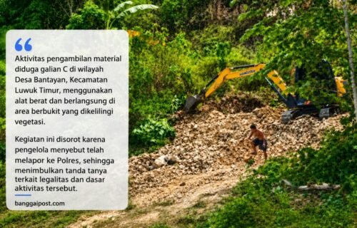 Aktivitas Galian C di Bantayan Sebut Nama Institusi, Pengelola Alat Berat: Kami Sudah Melapor