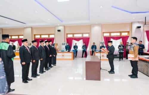 Lantik Enam Kepala Dinas, Ini Penegasan Bupati Banggai