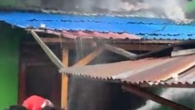 Kebakaran Kembali Terjadi di Luwuk, Rumah Warga di Hanga-Hanga Dilalap Api