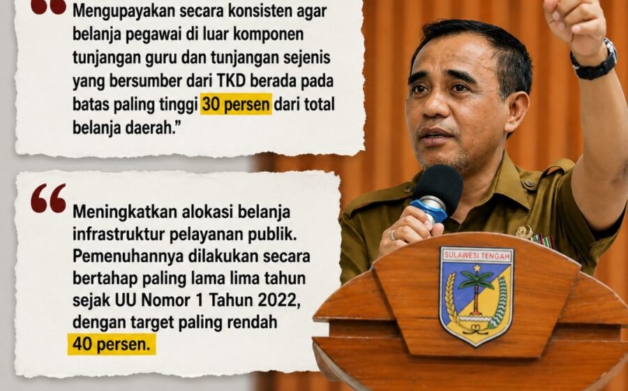 APBD Banggai Disentil Gubernur: Belanja Birokrat Gemuk, Infrastruktur Rakyat Kurus