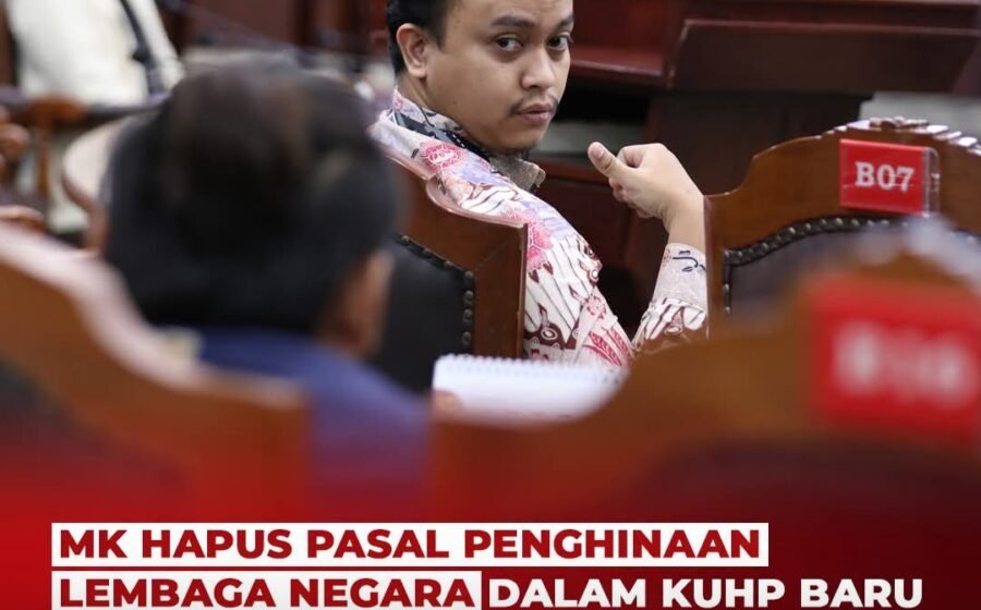 MK Hapus Pasal Penghinaan Lembaga Negara dalam KUHP, Kritik Tak Boleh Dipidana