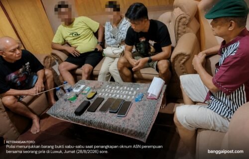 WADUH! Oknum ASN Perempuan di Luwuk Ditangkap Bersama 38,18 Gram Sabu, Ternyata Residivis