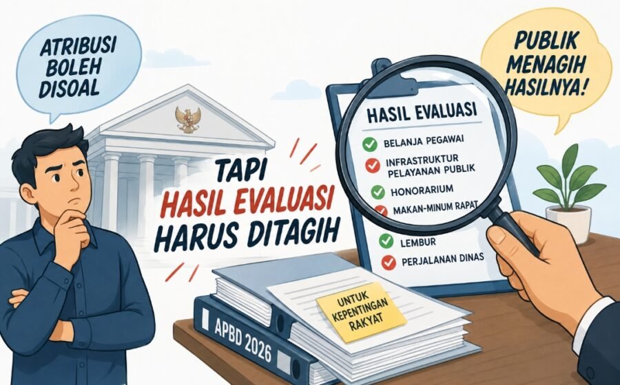 Atribusi Boleh Disoal, Tapi Hasil Evaluasi Harus Ditagih
