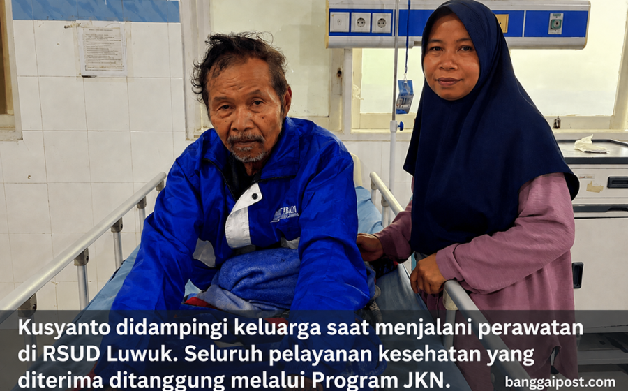 Lima Hari Dirawat di RSUD Luwuk, Kusyanto Tak Lagi Cemas Soal Biaya Berkat JKN