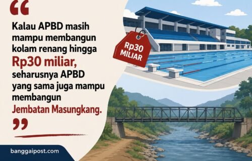Kolam Renang, Jembatan Masungkang, dan Harga Diri Kita