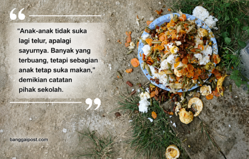 Menu MBG di SDN Manggalai Kurang Diminati, Telur dan Sayuran Banyak Tersisa