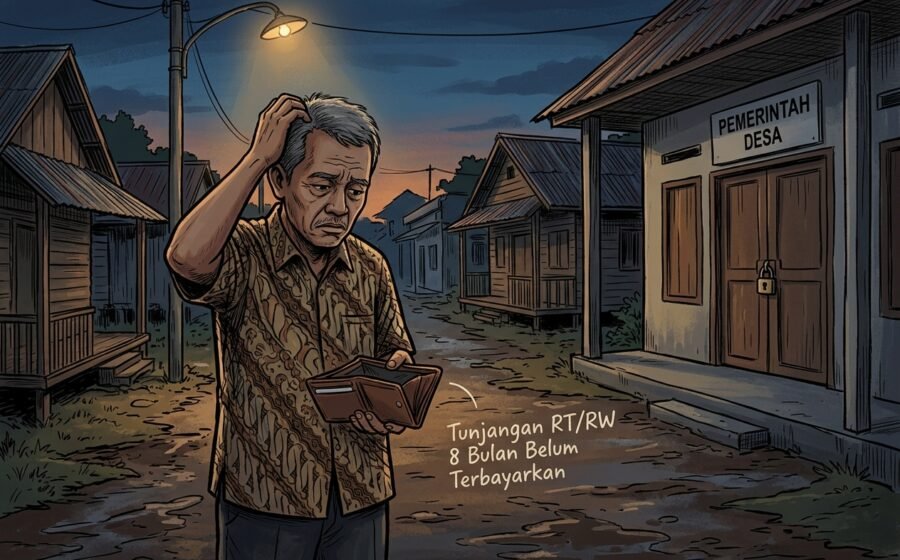 Tunjangan RT/RW 8 Bulan Belum Terbayarkan, Kinerja Pemdes Binsil K Jadi Sorotan