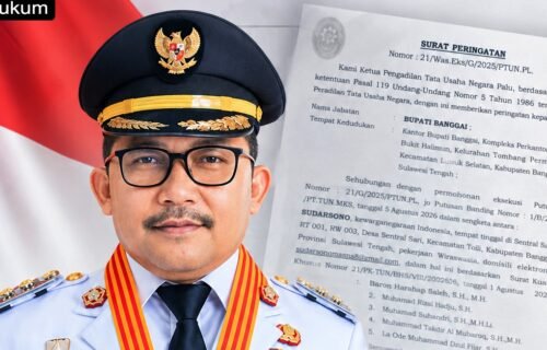 PTUN Palu Beri 21 Hari, Bupati Banggai Bisa Hadapi Upaya Paksa
