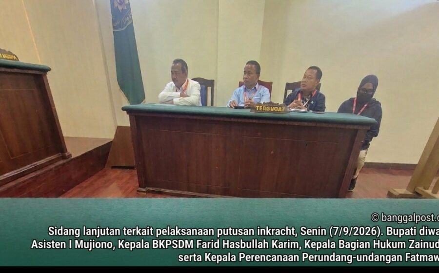 Bupati Banggai Tolak Laksanakan Putusan Inkracht, Hakim Minta Penolakan Tertulis