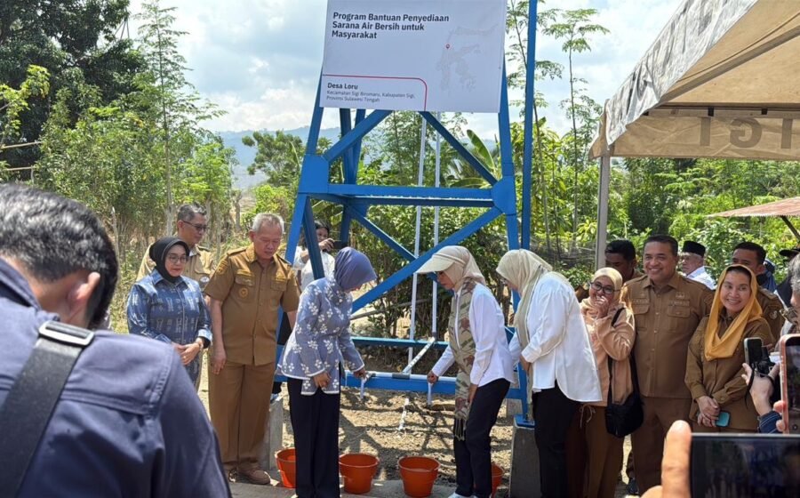 Pertamina EP DMF, ESDM, SERUNI KMP dan SKK Migas Sediakan Akses Air Bersih di Desa Loru Kabupaten Sigi Sulawesi Tengah