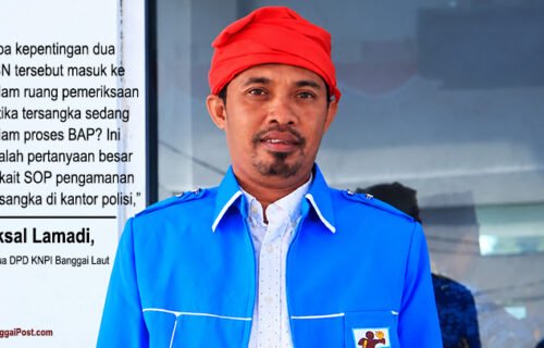 Dugaan Penganiayaan Jamil di Mako Polsek Banggai, KNPI Desak Paminal Periksa Anggota Piket