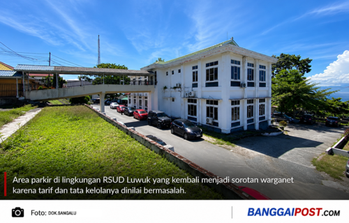 Polemik Parkir RSUD Luwuk Tak Kunjung Tuntas, Warganet: Apakah Pengelola Parkir Perusahaan Titipan?