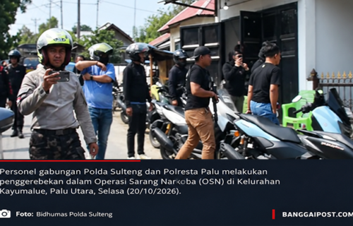 Gelar Operasi Kelima, Ratusan Personel Gabungan Sisir Sarang Narkoba di Kayumalue