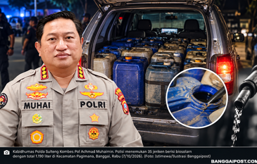 Polda Sulteng Usut Penyelundupan 1,19 Ton Biosolar Subsidi di Pagimana
