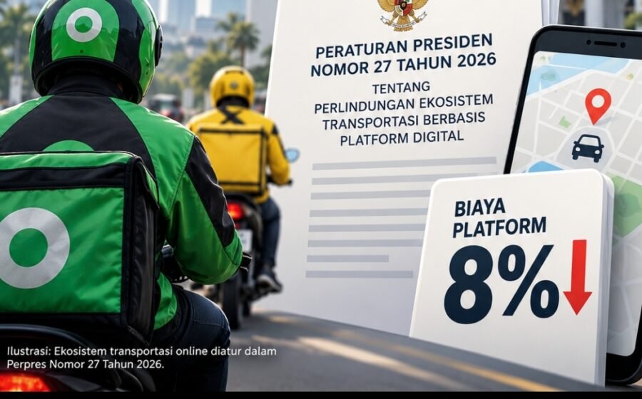 Perpres Perlindungan Ojol Resmi Terbit, Biaya Platform Dibatasi 8 Persen