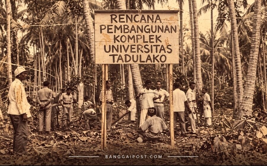 Foto Lawas Pembukaan Lahan Untad Viral di TikTok, Benarkah Kampus Terbesar di Asia?