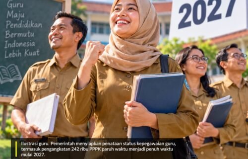 Kabar Gembira! 242 Ribu PPPK Paruh Waktu Diangkat Penuh Waktu Mulai 2027