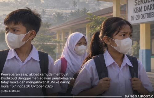Tindaklanjuti Hasil Rakor, Disdikbud Banggai Tiadakan Tatap Muka, Sekolah Daring 16–20 Oktober