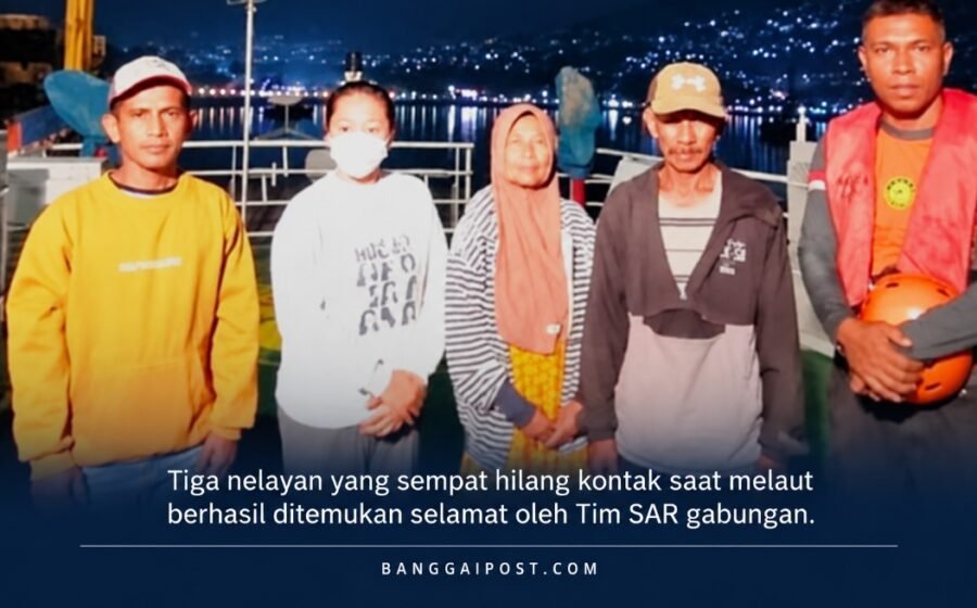 Tiga Nelayan Hilang Kontak di Perairan Pulau Tikus Ditemukan Selamat