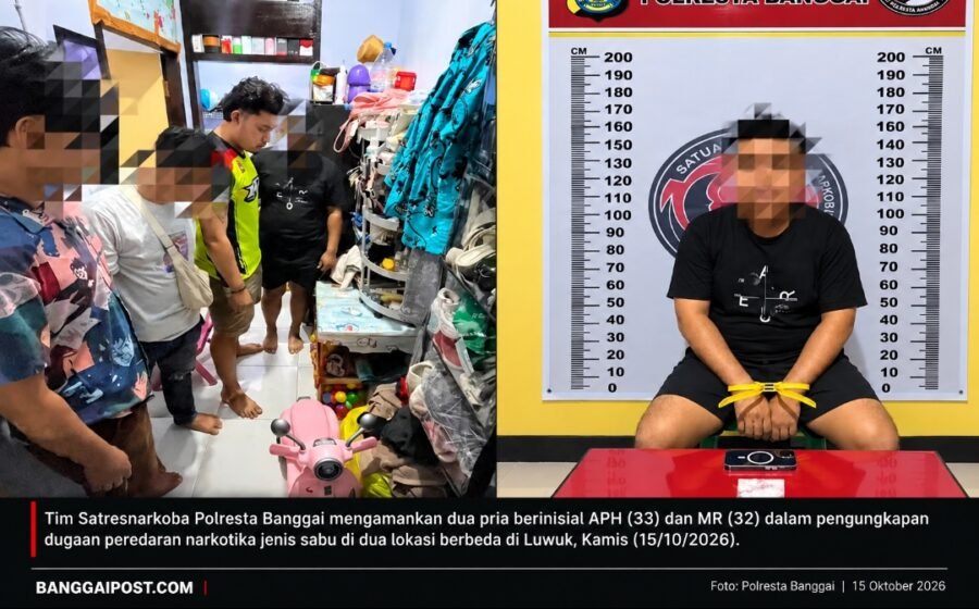 Polresta Banggai Ungkap Peredaran Sabu 12,99 Gram, Dua Pria Diamankan