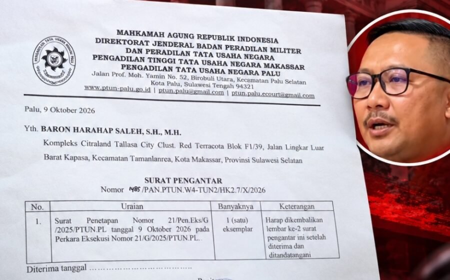 Tolak Perintah Eksekusi, PTUN Palu Kembali Surati Bupati Banggai. Beri Tenggat 21 Hari Lagi, Jika Masih Abai? Ini Step Selanjutnya