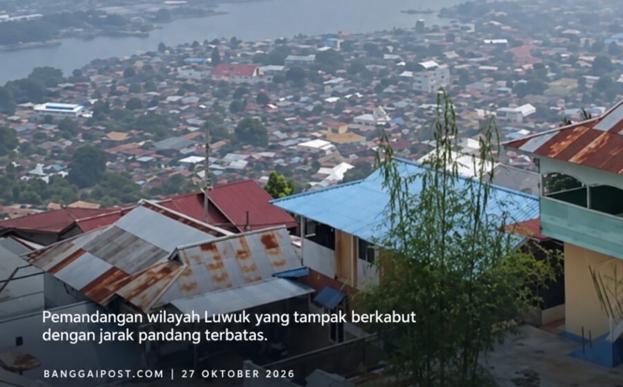 Cuaca Luwuk Masih Berawan dan Udara Kabur, Sejumlah Wilayah Sulteng Berpotensi Lebih Basah