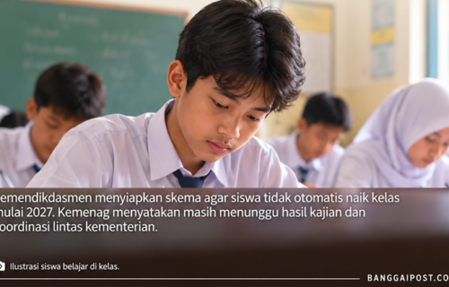 Siswa Tak Otomatis Naik Kelas Mulai 2027, Kemenag Tunggu Pembahasan Lanjutan