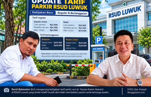 Tarif Parkir Baru RSUD Luwuk Beredar, Warganet Kenang Kebijakan Murah Era dr. Yusran Kasim